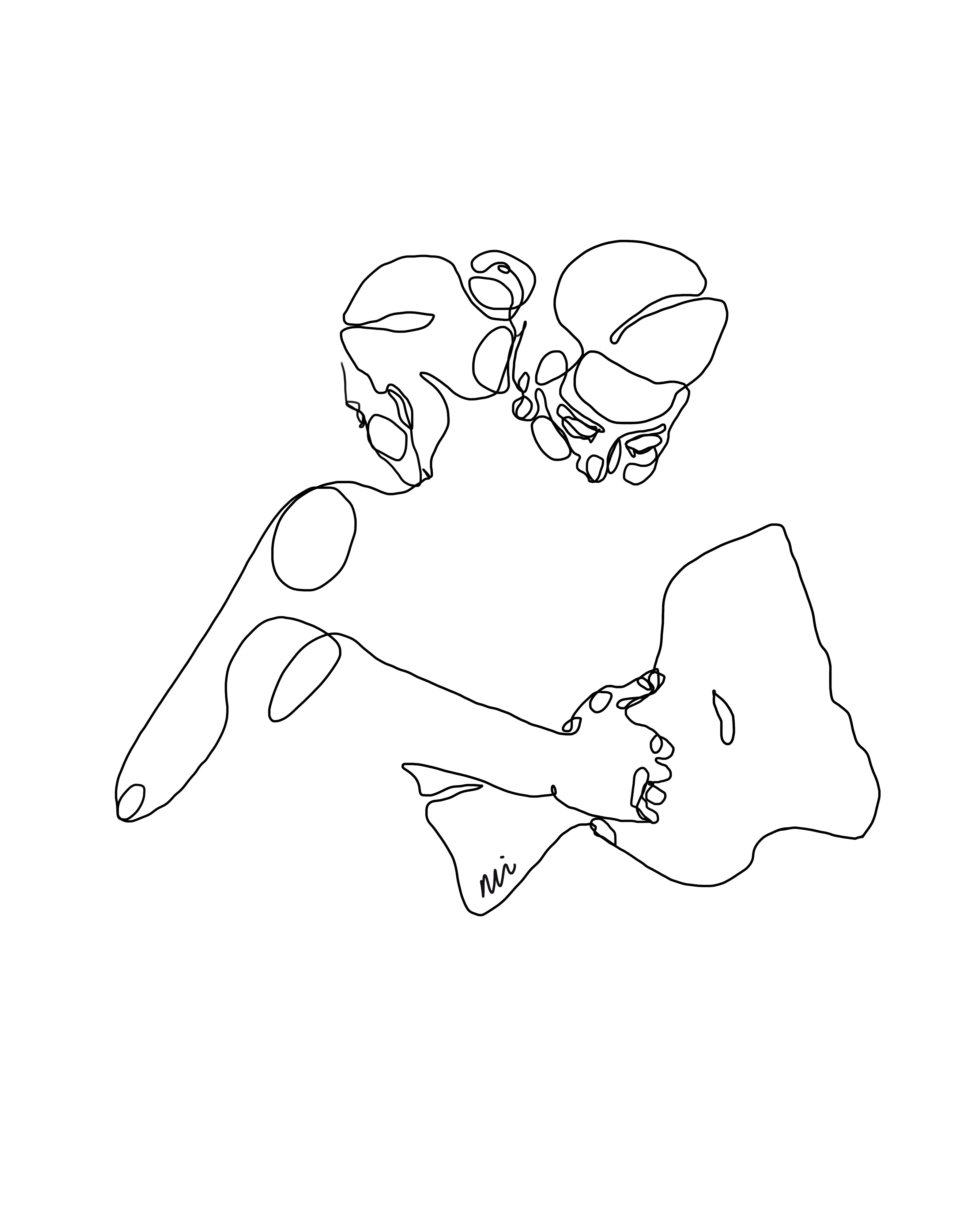 Continuous one-line drawing